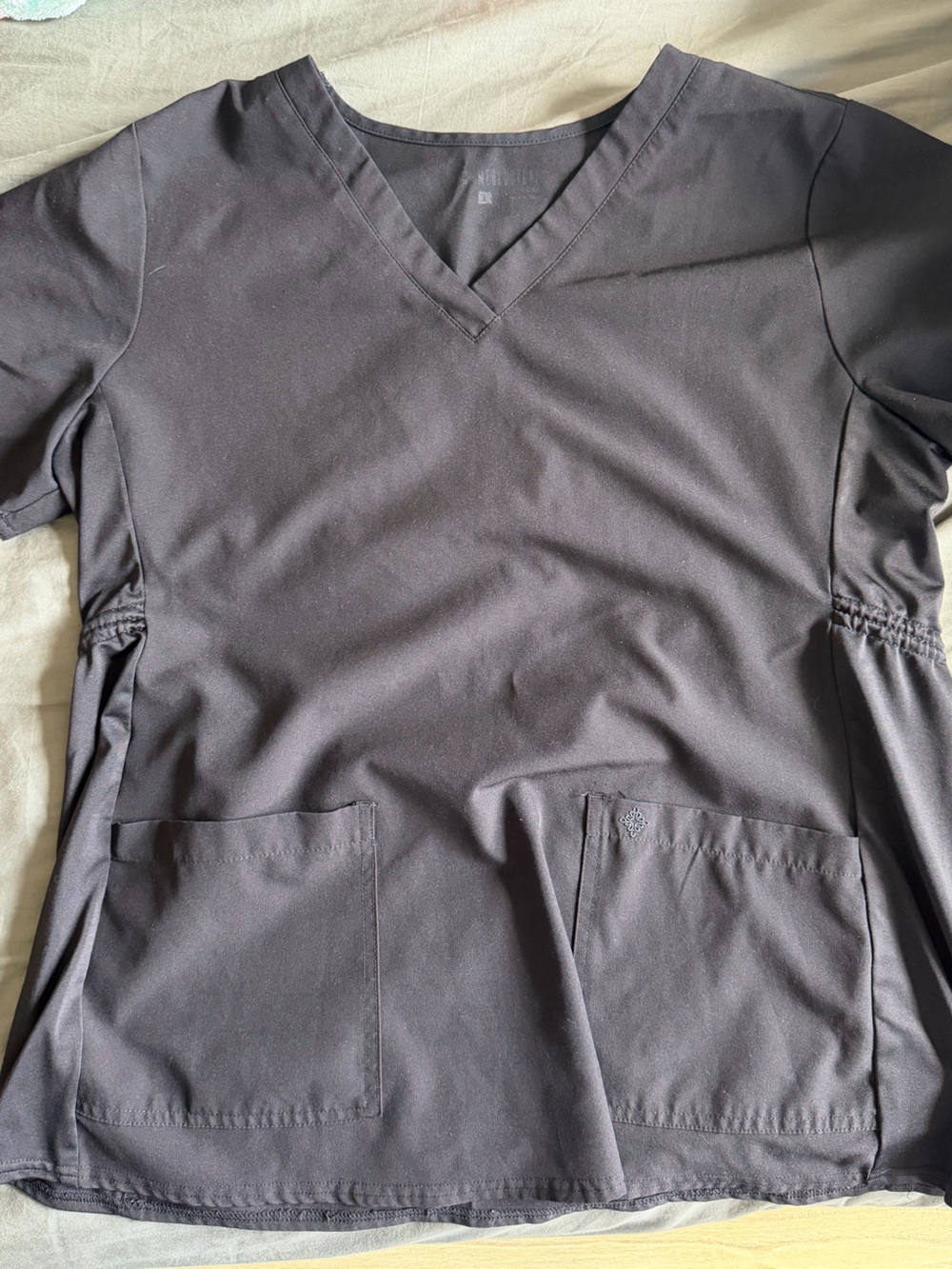 Med Couture Maternity Scrub Top